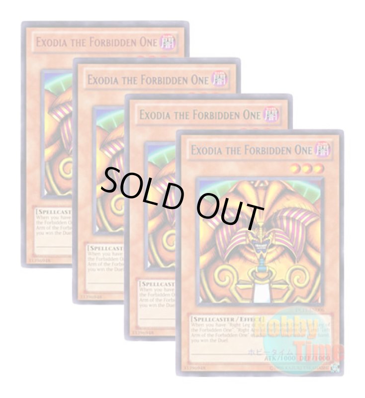 画像1: ★ 4色セット ★英語版 DL11-EN006 Exodia of the Forbidden One 封印されしエクゾディア (レア：4色) (1)