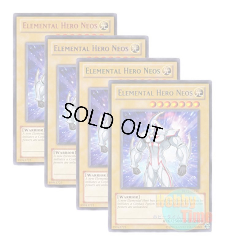 画像1: ★ 4色セット ★英語版 DL12-EN001 Elemental HERO Neos Ｅ・ＨＥＲＯ ネオス (レア：4色) (1)