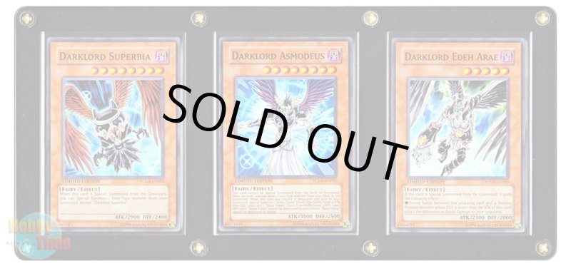 画像1: ★ 大会賞品 ★英語版 YCSW-EN001 Darklord Asmodeus 堕天使アスモディウス & YCSW-EN002 Darklord Superbia 堕天使スペルビア & YCSW-EN003 Darklord Edeh Arae 堕天使エデ・アーラエ (スーパーレア) Limited Edition (1)