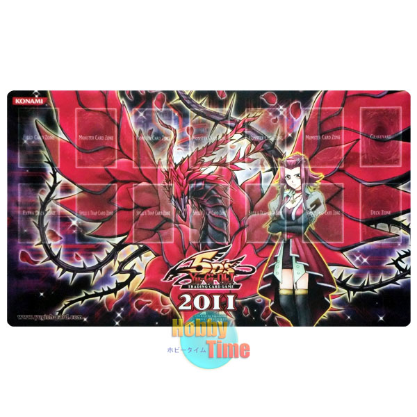 遊戯王 JUDGE2015 ブラックローズドラゴン 十六夜アキ プレイマット