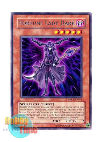 SOVR-EN011 Fortune Lady Dark Rare unl Edition Yugioh