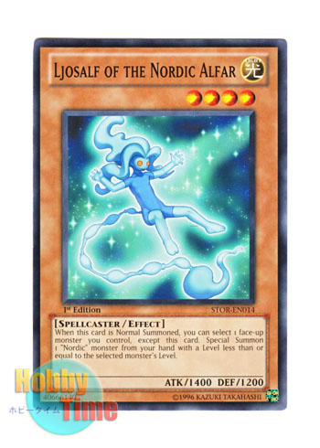 画像1: 英語版 STOR-EN014 Ljosalf of the Nordic Alfar 極星霊リョースアールヴ (ノーマル) 1st Edition (1)