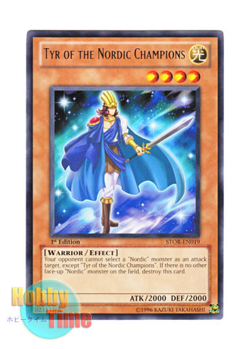 画像1: 英語版 STOR-EN019 Tyr of the Nordic Champions 極星將テュール (レア) 1st Edition (1)