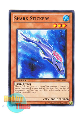 英語版 Phsw En009 Shark Stickers シャーク サッカー ノーマル 1st Edition