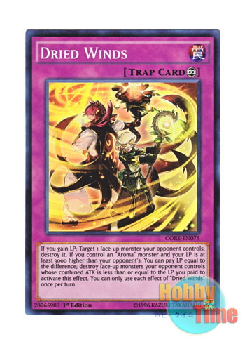 Common Yugioh CORE-JP075 Japanese Dried Winds 