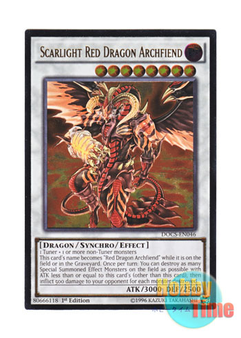 英語版 DOCS-EN046 Scarlight Red Dragon Archfiend レッド・デーモンズ・ドラゴン・スカーライト  (アルティメットレア) 1st Edition