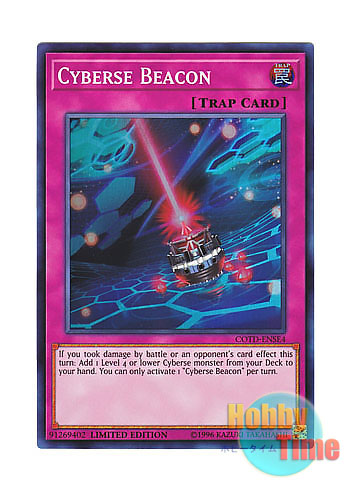 英語版 Cotd Ense4 Cyberse Beacon サイバース ビーコン スーパーレア Limited Edition