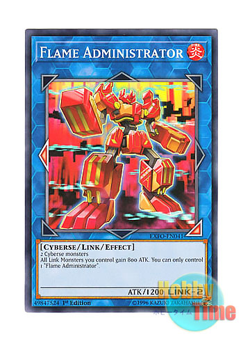 FLAME ADMINISTRATOR EXFO-EN041 1ST EDITION NEW 3 x YuGiOh 