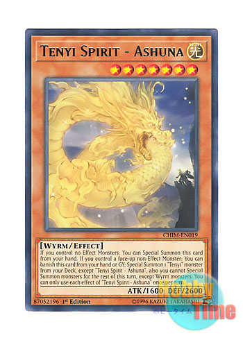 1st Edition CHIM-EN019 Ashuna Tenyi Spirit - Rare 