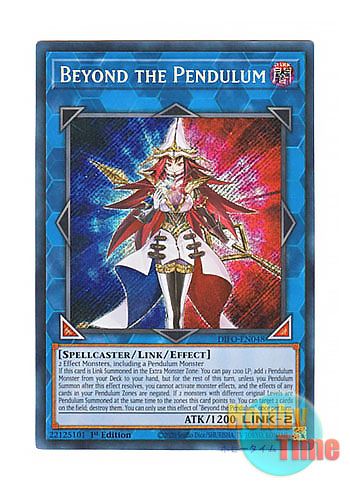 英語版 DIFO-EN048 Beyond the Pendulum 軌跡の魔術師 (シークレットレア) 1st Edition