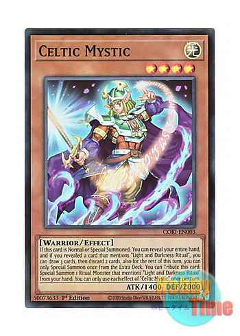 画像1: 英語版 CORI-EN003 Celtic Mystic エルフの聖賢者 (スーパーレア) 1st Edition (1)