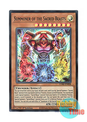 画像1: 英語版 CORI-EN008 Summoner of the Sacred Beasts 三幻魔の操世者 (スーパーレア) 1st Edition (1)