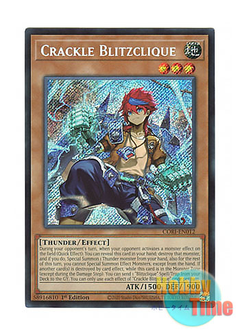 画像1: 英語版 CORI-EN012 Crackle Blitzclique クラック・ブリッツクリーク (シークレットレア) 1st Edition (1)