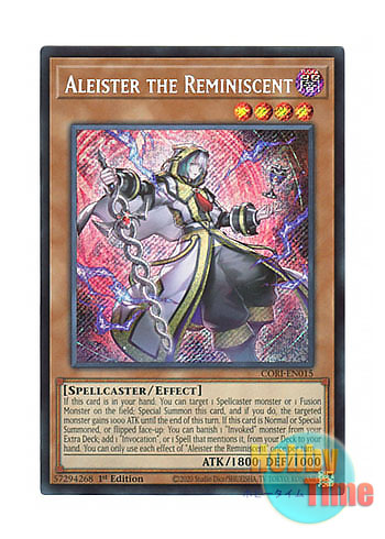 画像1: 英語版 CORI-EN015 Aleister the Reminiscent 追憶のアレイスター (シークレットレア) 1st Edition (1)