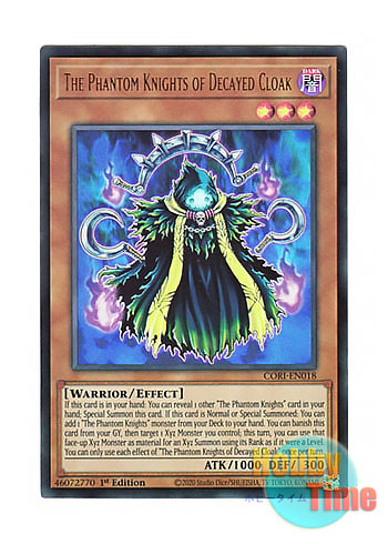 画像1: 英語版 CORI-EN018 The Phantom Knights of Decayed Cloak 幻影騎士団ディケイクローク (ウルトラレア) 1st Edition (1)