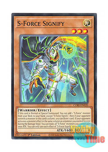 画像1: 英語版 CORI-EN020 S-Force Signify S－Force シグナス (ノーマル) 1st Edition (1)