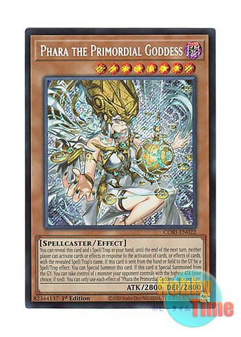 画像1: 英語版 CORI-EN022 Phara the Primordial Goddess 始まりの神ファーラ (シークレットレア) 1st Edition (1)