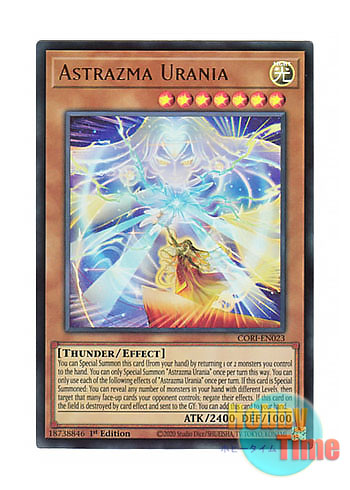 画像1: 英語版 CORI-EN023 Astrazma Urania 繋星の雷后 (ウルトラレア) 1st Edition (1)
