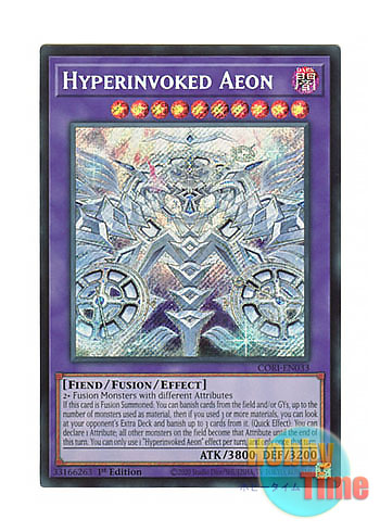 画像1: 英語版 CORI-EN033 Hyperinvoked Aeon 超越召喚獣アイオーン (シークレットレア) 1st Edition (1)