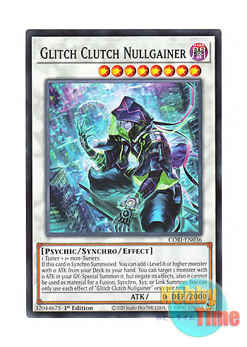 画像1: 英語版 CORI-EN036 Glitch Clutch Nullgainer 無現壊収 ヌルゲイナー (ノーマル) 1st Edition (1)