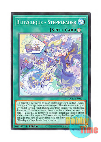 画像1: 英語版 CORI-EN052 Blitzclique - Steppleader 雷盟－ステップリーダ (ノーマル) 1st Edition (1)