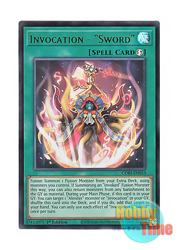 画像1: 英語版 CORI-EN053 Invocation - "Sword" 召喚魔術－「剣」 (ウルトラレア) 1st Edition (1)