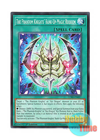 画像1: 英語版 CORI-EN057 The Phantom Knights' Rank-Up-Magic Requiem RUM－幻影騎士団レクイエム (ノーマル) 1st Edition (1)