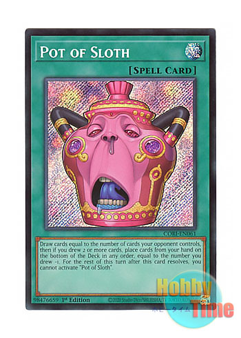 画像1: 英語版 CORI-EN061 Pot of Sloth 怠慢な壺 (シークレットレア) 1st Edition (1)