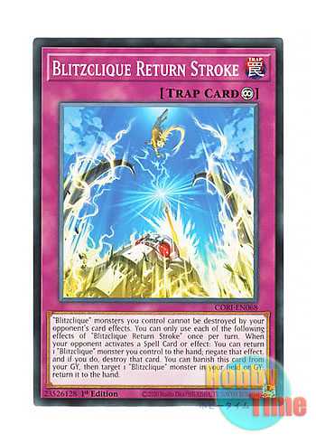 画像1: 英語版 CORI-EN068 Blitzclique Return Stroke 雷盟－オルタネータ (ノーマル) 1st Edition (1)