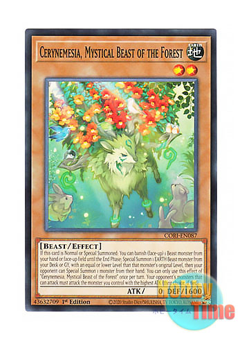 画像1: 英語版 CORI-EN087 Cerynemesia, Mystical Beast of the Forest 日本未発売 (ノーマル) 1st Edition (1)