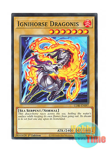 画像1: 英語版 CORI-EN097 Ignihorse Dragonis イグニホース・ドラゴニス (ノーマル) 1st Edition (1)