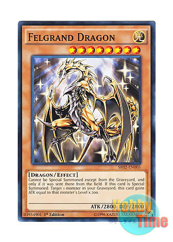 英語版 Sr02 En005 Felgrand Dragon フェルグラントドラゴン ノーマル 1st Edition