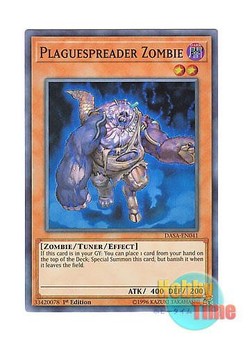 Plaguespreader Zombie DASA-EN041 1st Edition - Super Rare
