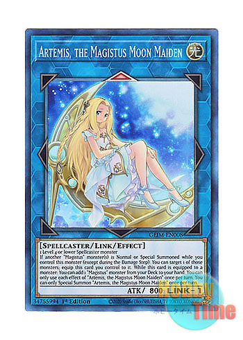 英語版 GEIM-EN008 Artemis, the Magistus Moon Maiden 聖魔の乙女アルテミス (コレクターズレア) 1st  Edition