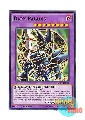 英語版 MIL1-EN041 Dark Paladin 超魔導剣士－ブラック・パラディン (ノーマル) 1st Edition