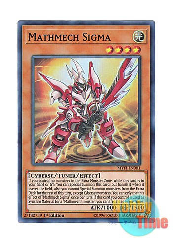 Yu-Gi-Oh Sigma mathmech MYFI-FR001 1st 