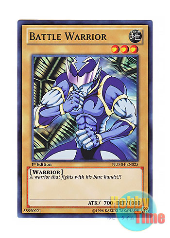 Battle Warrior Super Rare  Yugioh NUMH-EN025 
