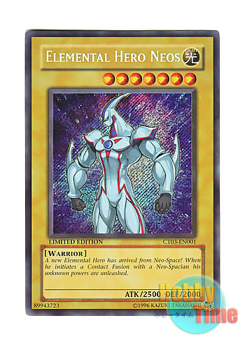 英語版 Ct03 En001 Elemental Hero Neos E Hero ネオス シークレット