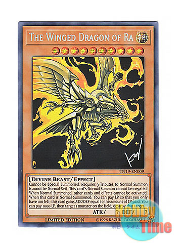 英語版 TN19-EN009 The Winged Dragon of Ra ラーの翼神竜 (プリズマティックシークレットレア