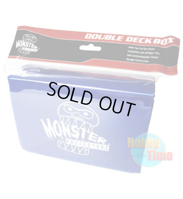 画像1: MONSTER PROTECTORS ダブルデッキケース ブルー