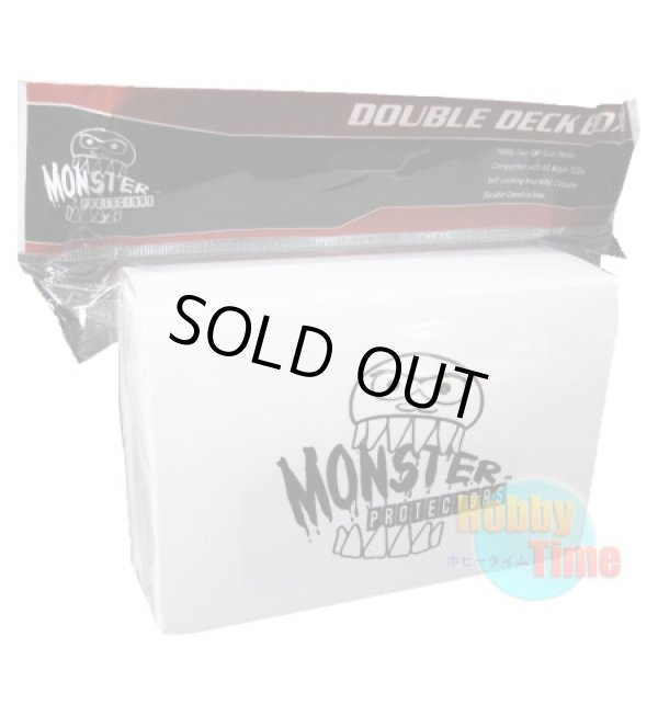 画像1: MONSTER PROTECTORS ダブルデッキケース ホワイト