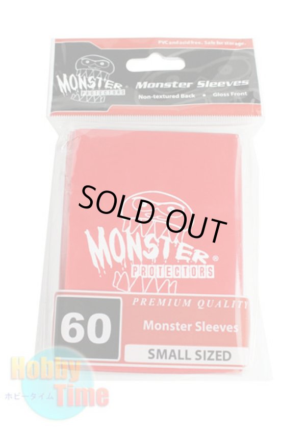 画像1: MONSTER PROTECTORS カードスリーブ レッド 【60枚入り / 遊戯王サイズ】
