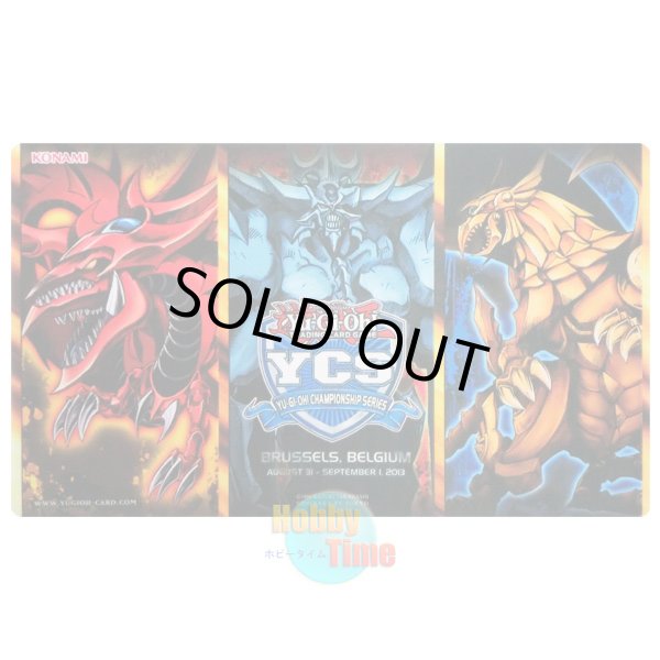 画像1: 英語版 プレイマット YCS 2013 オシリスの天空竜 & オベリスクの巨神兵 & ラーの翼神竜
