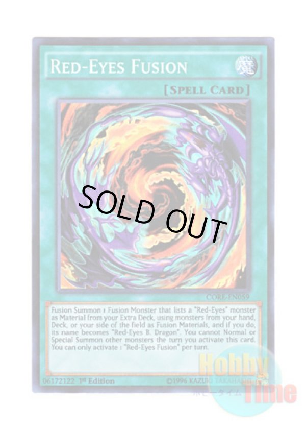 画像1: 英語版 CORE-EN059 Red-Eyes Fusion 真紅眼融合 (スーパーレア) 1st Edition