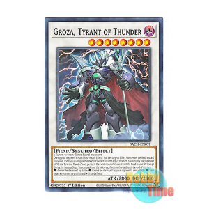 画像: 英語版 BACH-EN097 Groza, Tyrant of Thunder 迅雷の暴君 グローザー (ノーマル) 1st Edition