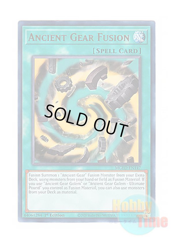画像1: 英語版 MGED-EN147 Ancient Gear Fusion 古代の機械融合 (レア：ゴールド) 1st Edition