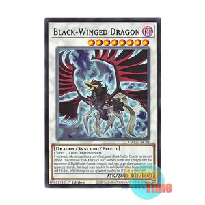 英語版 1st ゴースト ブラックフェザードラゴン 英語版 TSHD-EN040 Black-Winged Dragon ブラックフェザー・ドラゴン
