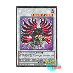 画像: 英語版 L5DD-ENS03 Black-Winged Dragon ブラックフェザー・ドラゴン (シークレットレア) 1st Edition