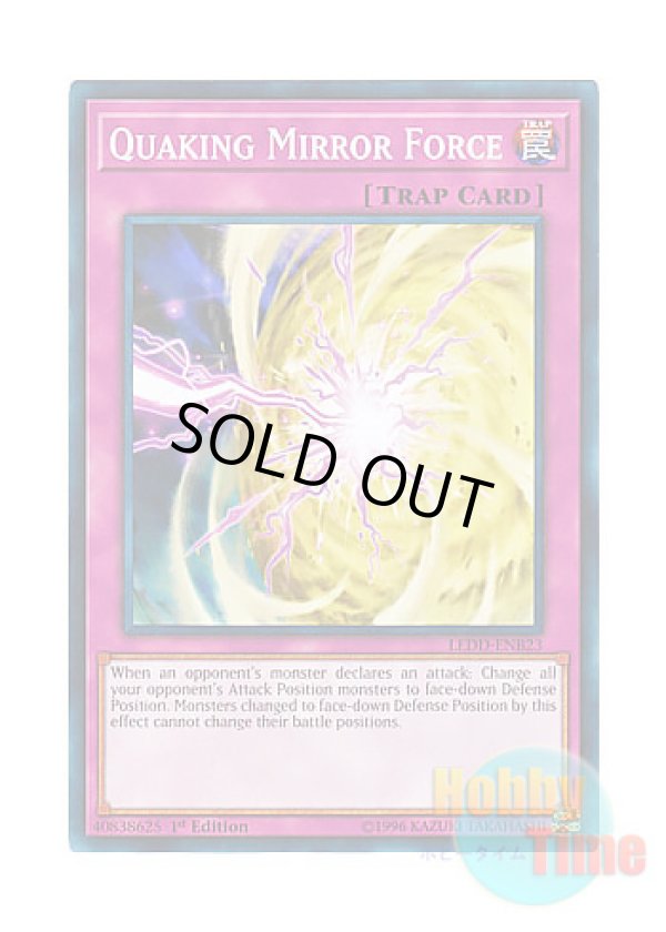 画像1: 英語版 LEDD-ENB23 Quaking Mirror Force 砂塵のバリア －ダスト・フォース－ (ノーマル) 1st Edition
