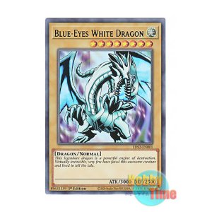 画像: 英語版 LDS2-EN001 Blue-Eyes White Dragon 青眼の白龍 (ウルトラレア：パープル) 1st Edition